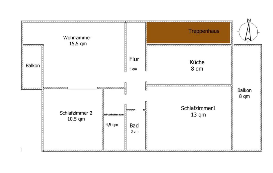 פלאנסבורג Fewo1846 - Parkblick - Komfortable Wohnung Mit 2 Schlafzimmern Und 2 Balkonen מראה חיצוני תמונה